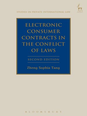 cover image of Electronic Consumer Contracts in the Conflict of Laws